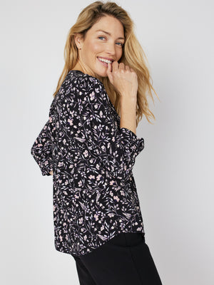 Roz & Ali Peach Small Floral Popover - 4