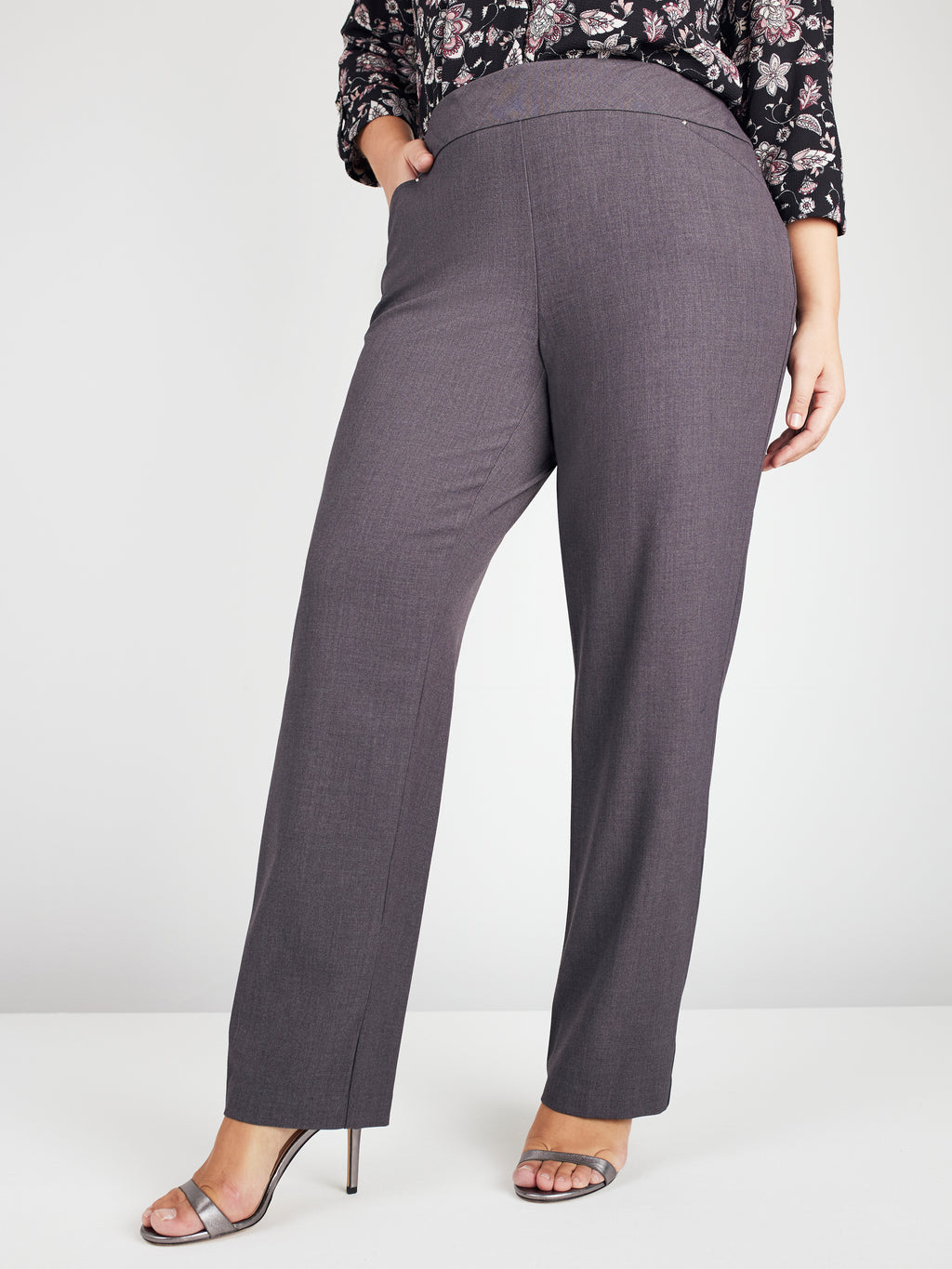 Roz & Ali Secret Agent Pants Cateye Rivets - Average Length - Plus